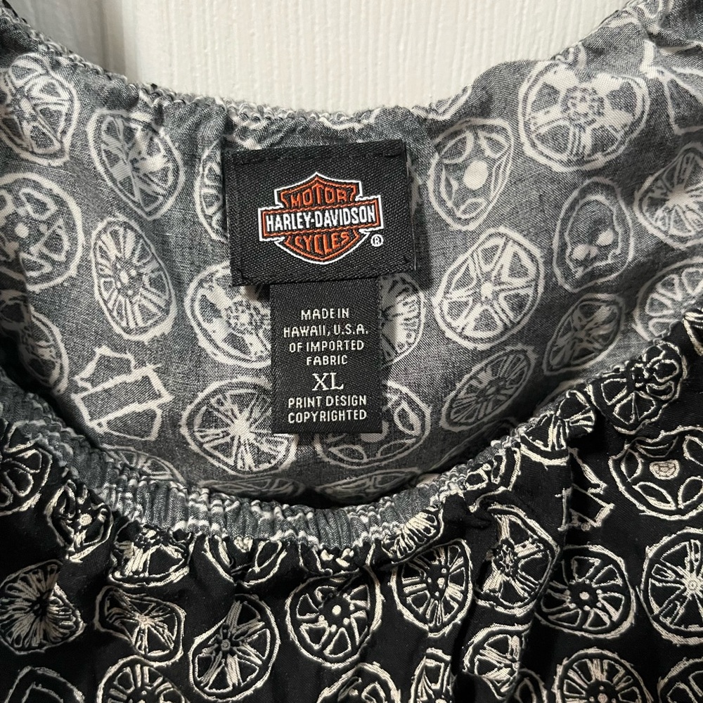 Like New Harley Davidson dress with ruffle neckline. Breezy and cute!